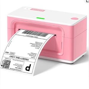 Pink 4x6 Thermal Label Printer